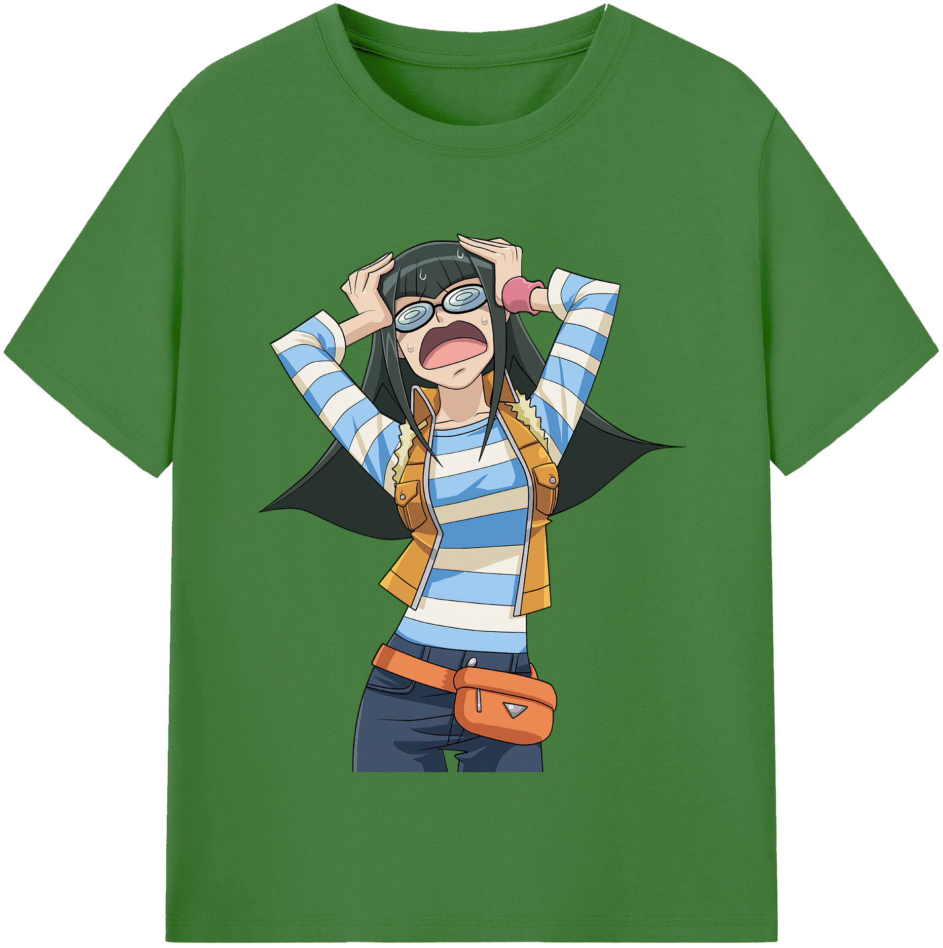 （画像用） 遊☆戯☆王 Yu-Gi-Oh! レディースカジュアルプリントTシャツ（綿100％）